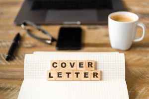 「Cover Letter」と書かれたブロック
